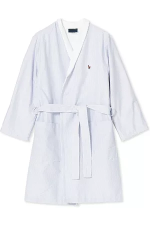 Ralph Lauren Miehet Kylpytakit - Oxford Men Kimono Bathrobe Blue