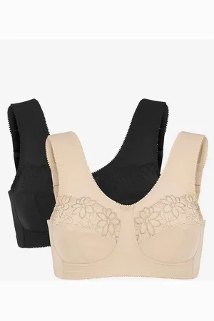 Cellbes Soft-rintaliivi kirjailulla Lily 2 kpl/pakkaus