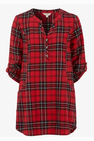 Cellbes Tunika flanellista taskuilla