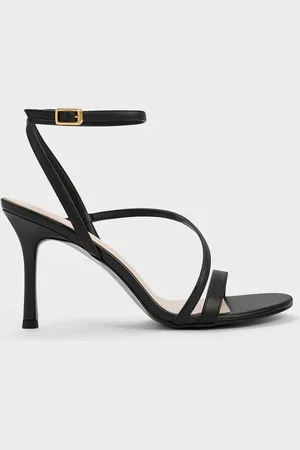 CHARLES & KEITH Asymmetric Strappy Heeled Sandals