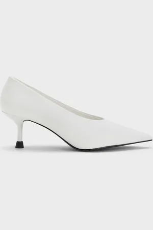 CHARLES & KEITH Pointed-Toe Kitten-Heel Pumps
