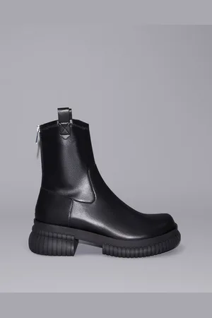 CHARLES & KEITH Elise Cowboy Platform Ankle Boots