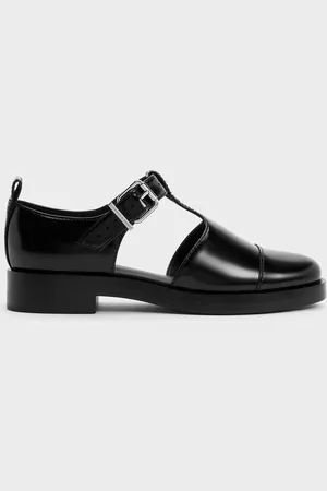 CHARLES & KEITH Charly T-Bar Buckled Sandals