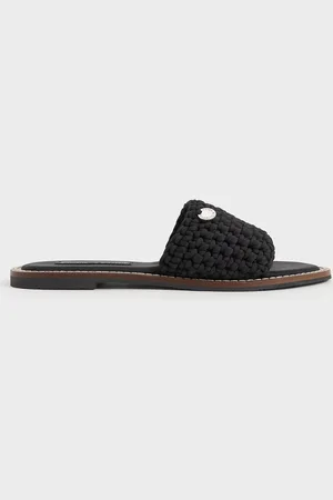 CHARLES & KEITH Woven Slide Sandals