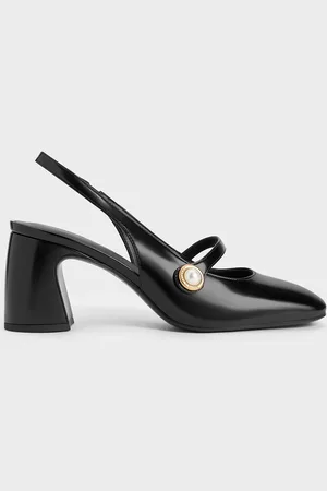 CHARLES & KEITH Pearl-Accent Mary Jane Pumps
