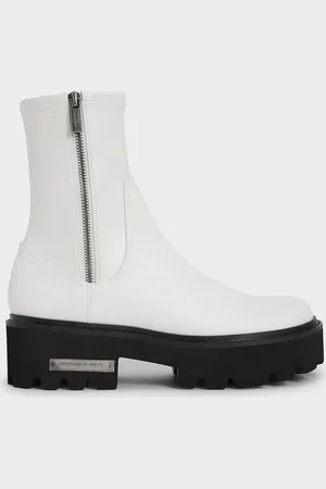 CHARLES & KEITH Side-Zip Ankle Boots