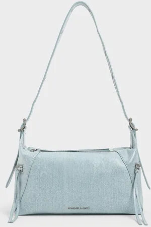 CHARLES & KEITH Xylia Denim Shoulder Bag