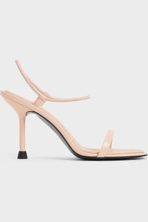 CHARLES & KEITH Stiletto-Heel Ankle-Strap Pumps
