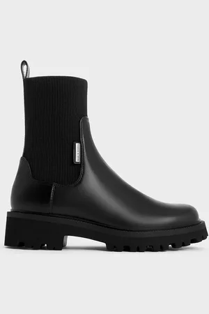 CHARLES & KEITH Remy Ridge-Sole Chelsea Boots