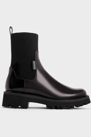 CHARLES & KEITH Remy Ridge-Sole Chelsea Boots