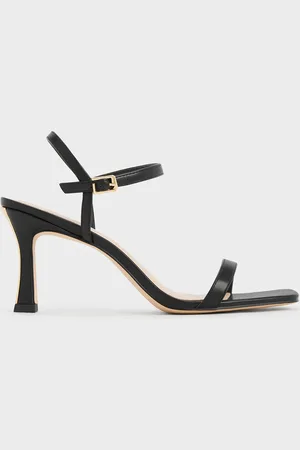 CHARLES & KEITH Square-Toe Heeled Sandals