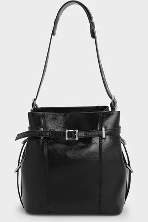 CHARLES & KEITH Bryna Belted Bucket Bag