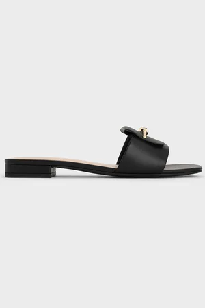 CHARLES & KEITH Knotted Accent Slide Sandals