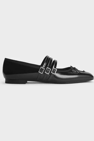 CHARLES & KEITH Triple-Strap Mary Janes