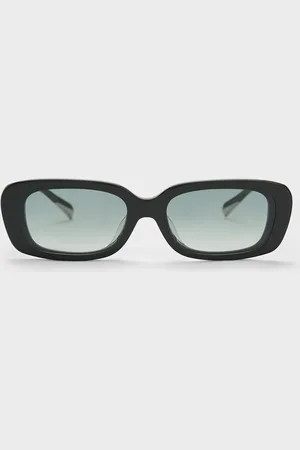 CHARLES & KEITH Aubrey Rectangular Recycled Acetate Sunglasses