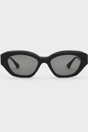 CHARLES & KEITH Onyx Recycled Acetate Cat-Eye Sunglasses