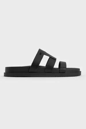 CHARLES & KEITH Joan Leather Flatform Sandals