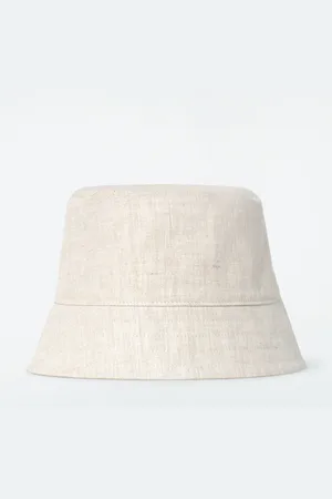 COS LINEN BUCKET HAT