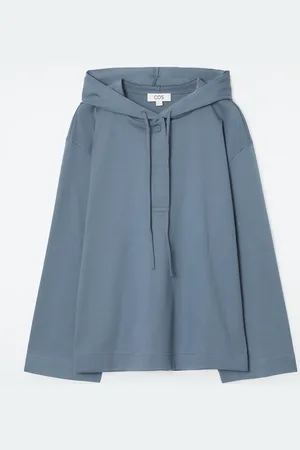 COS Buttoned Lightweight Jersey Hoodie