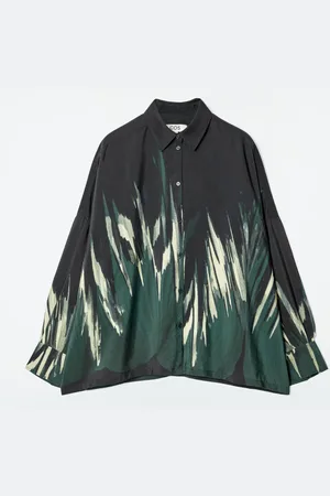 COS Printed Linen-Blend Shirt