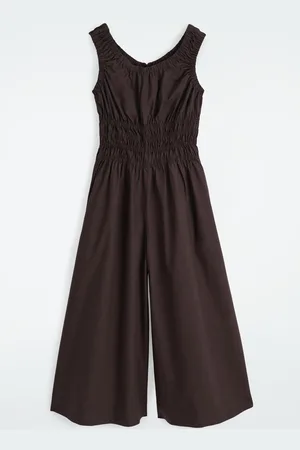 COS Shirred Cotton Jumpsuit