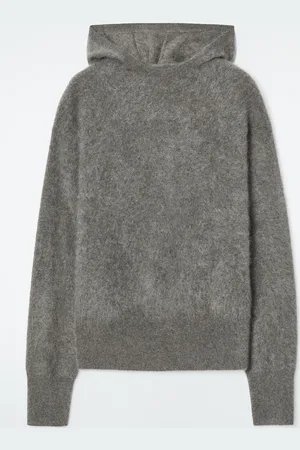 COS Pure Brushed-Cashmere Hoodie
