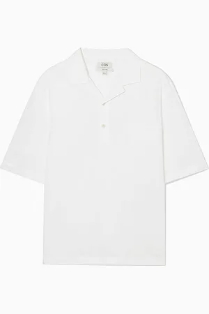 COS Relaxed Half-Placket Cotton Shirt