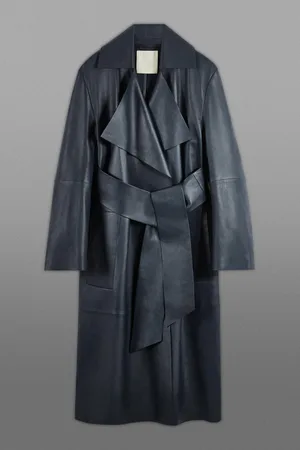 COS The Leather Trench Coat
