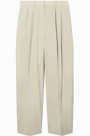 COS Relaxed Tailored Wide-Leg Trousers in