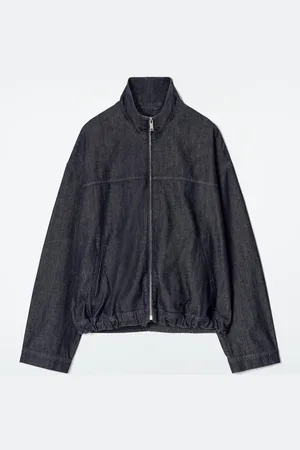 COS Oversized Denim Bomber Jacket