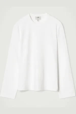COS Relaxed Jersey Interlock Long-Sleeved T-Shirt