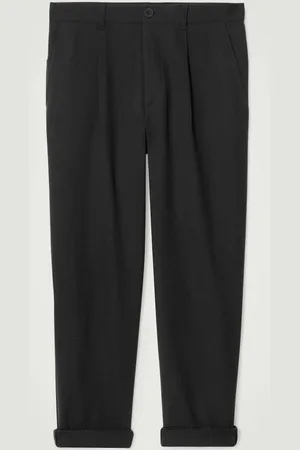 COS Pleated Wool Tapered Trousers