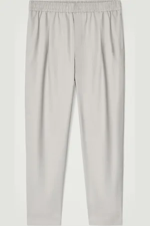 COS Relaxed Cotton Tapered Trousers in