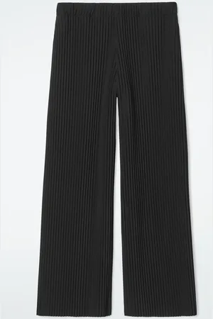 COS Plissé Wide-Leg Trousers