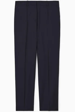 COS Slim Wool Straight-Leg Trousers in