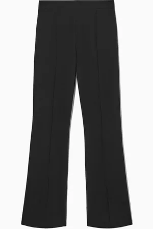 COS Slim Pintucked Kick-Flare Trousers