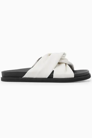 COS Crossover Leather Slides