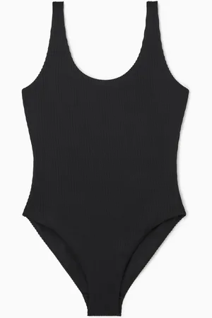 COS Scoop-Neck Ribbed Swimsuit