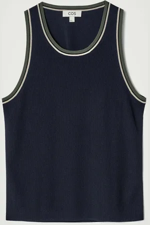 COS Contrast-Trim Ribbed Tank Top