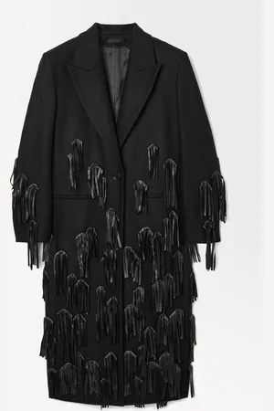 COS The Leather-Tasselled Wool Coat