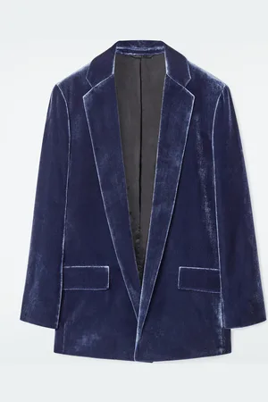 COS Silk-Blend Velvet Blazer