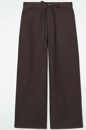 COS Wide-Leg Drawstring Trousers in