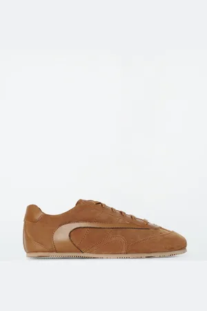COS Minimal Leather Trainers