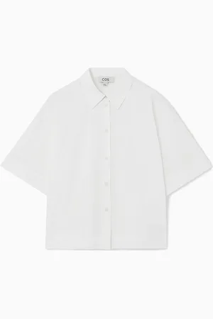 COS Boxy Short-Sleeved Poplin Shirt