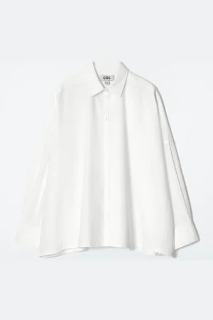 COS Oversized Pleat-Back Cotton Shirt