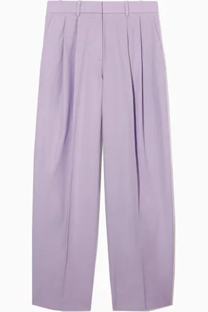 COS Relaxed Tailored Wide-Leg Trousers in
