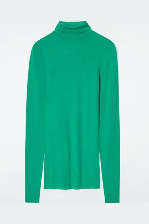 COS Merino Wool Turtleneck Top
