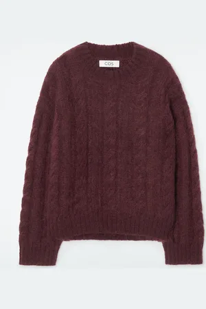COS Cable-Knit Mohair Jumper