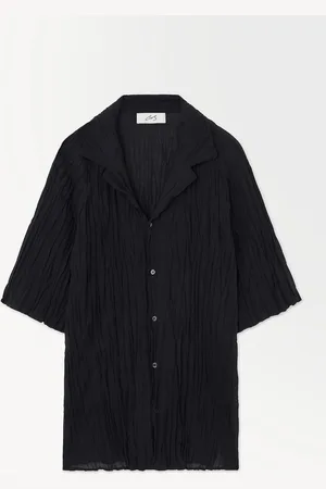 COS The Crinkled Wool Resort Shirt in