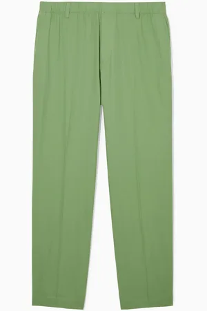 COS Elasticated Straight-Leg Trousers in